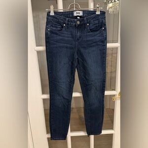 PAIGE Women's Dark Wash Verdugo Crop Jeans Size 26